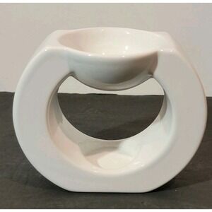 Partylite White Gaia Fragrance‎ Warmer Candle Burn P90636